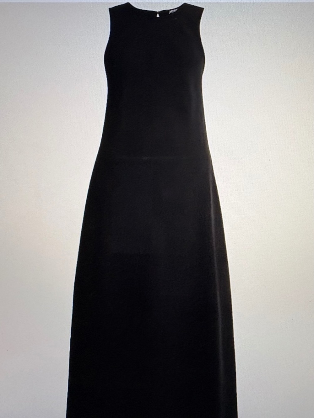 NWT J Crew Long A-Line Dress in Drapey Crepe